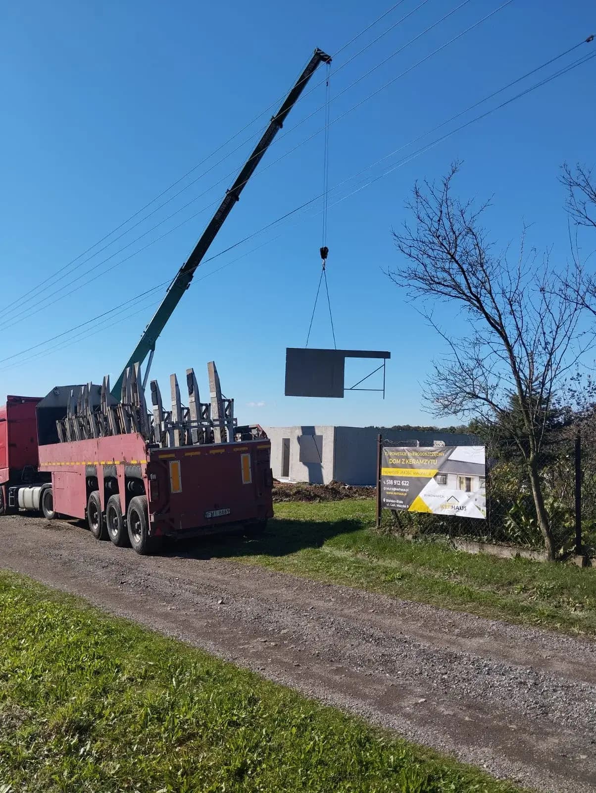 Montaż domu z keramzytobetonu w Starej Wsi