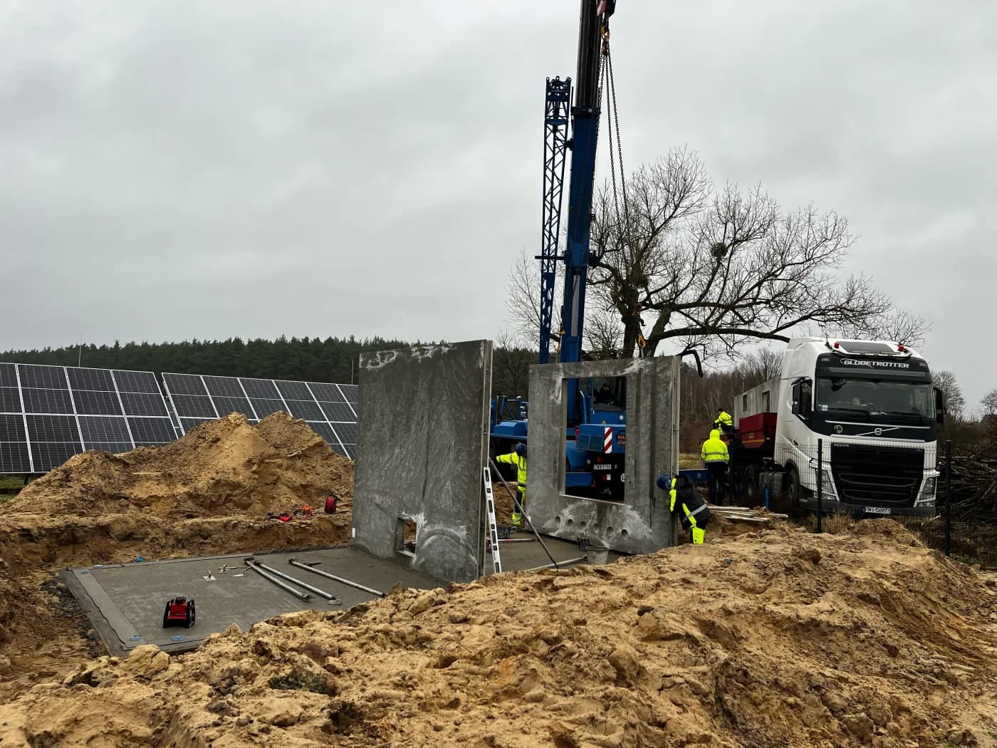 Prefabrykowana stacja transformatorowa pod Wałczem — Wałcz