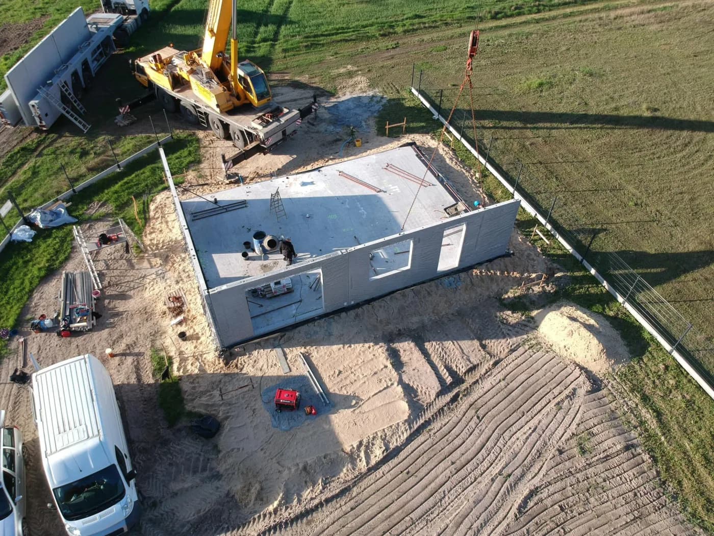 Dom parterowy w Zbąszyniu — ściany prefabrykowane — Zbąszyń